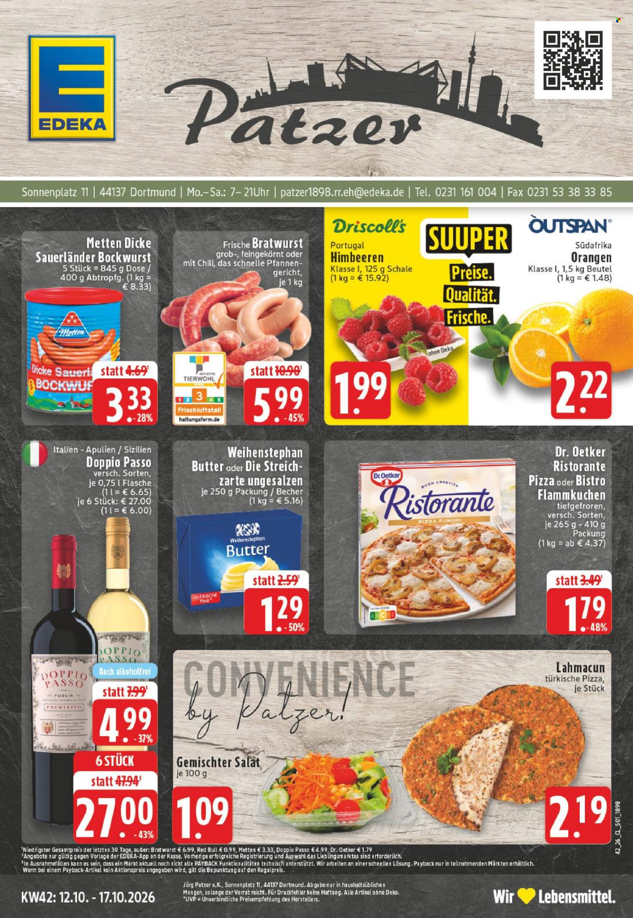Leták Edeka - 12.10.2026 - 17.10.2026. Strana 1