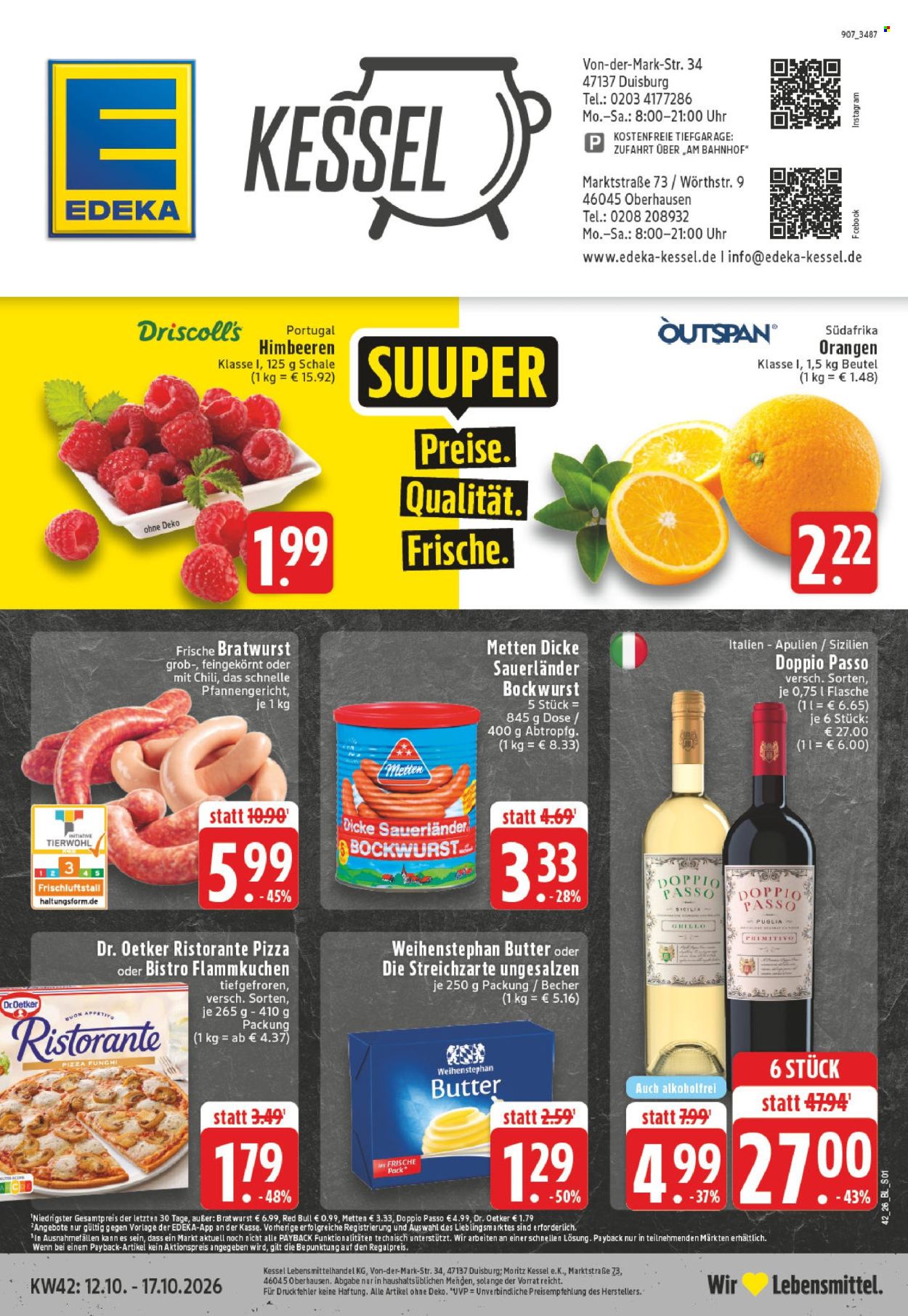 Leták Edeka - 12.10.2026 - 17.10.2026. Strana 1