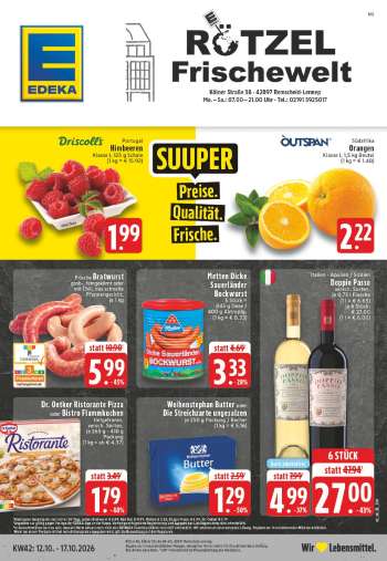 Prospekte Edeka - 12.10.2026 - 17.10.2026.