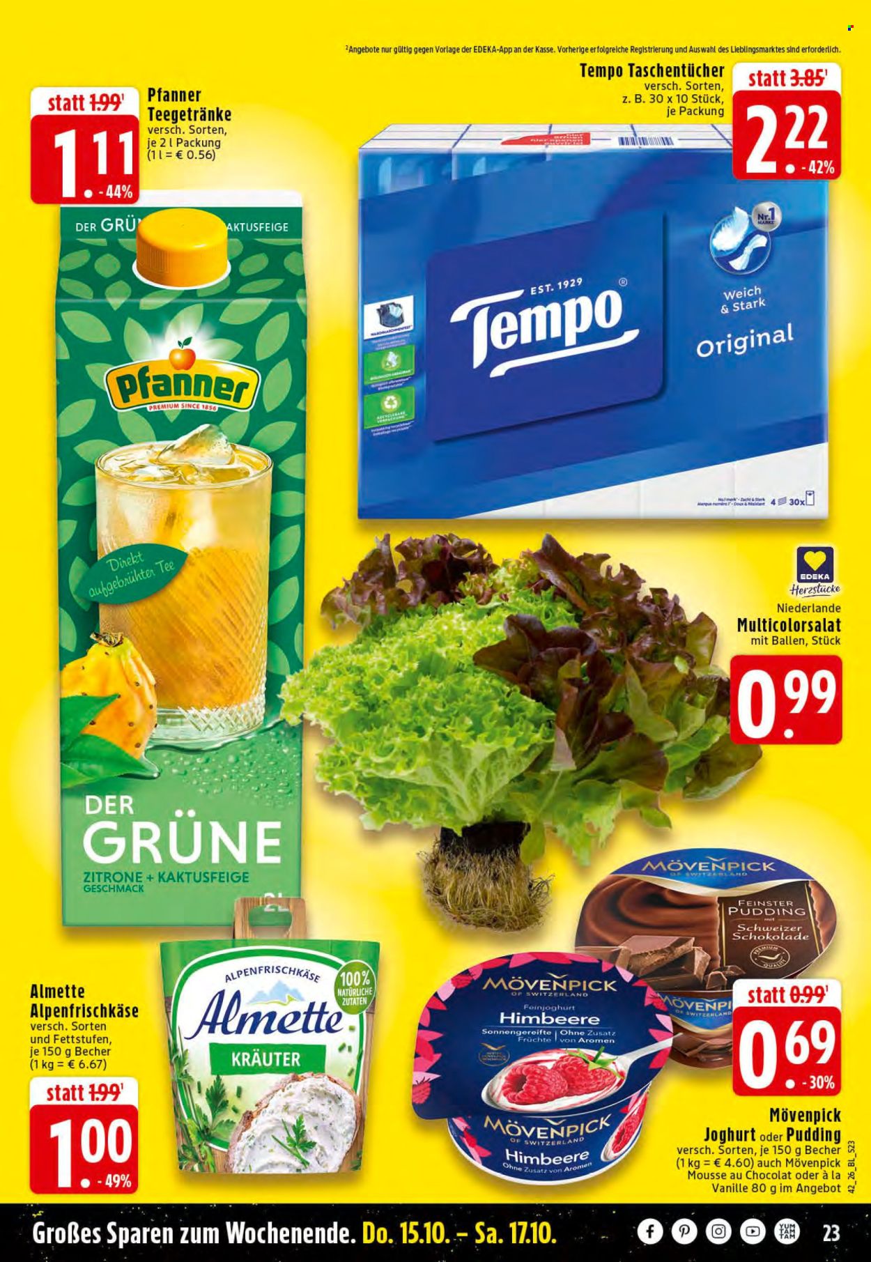 Leták Edeka - 12.10.2026 - 17.10.2026. Strana 23