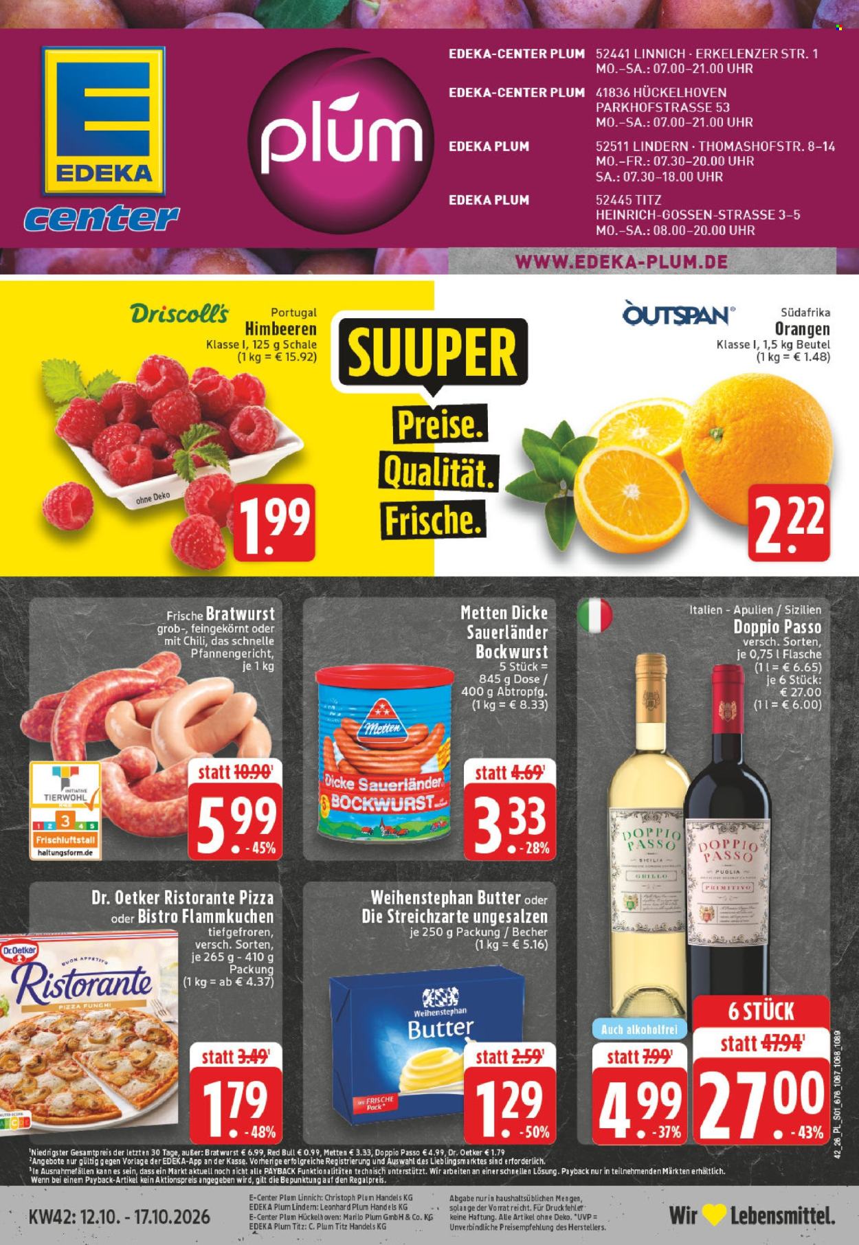 Leták Edeka - 12.10.2026 - 17.10.2026. Strana 1
