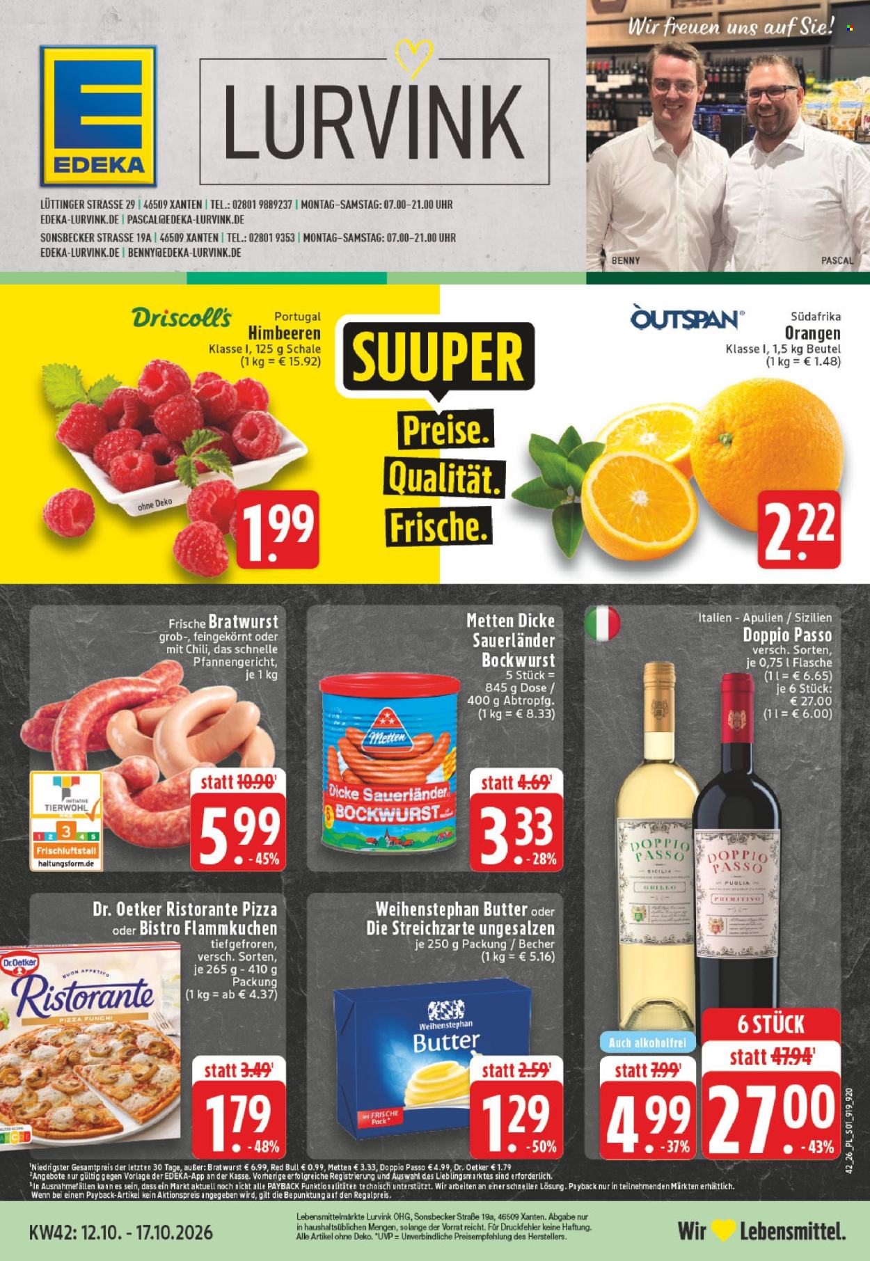 Leták Edeka - 12.10.2026 - 17.10.2026. Strana 1