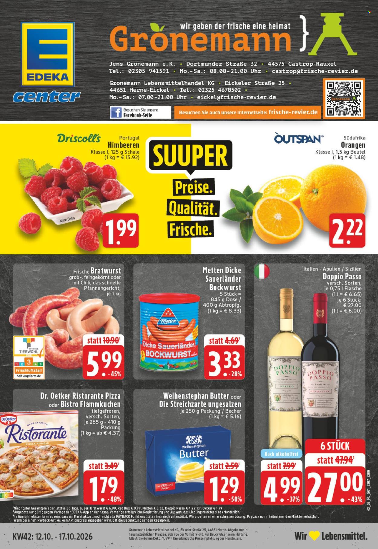 Leták Edeka - 12.10.2026 - 17.10.2026. Strana 1