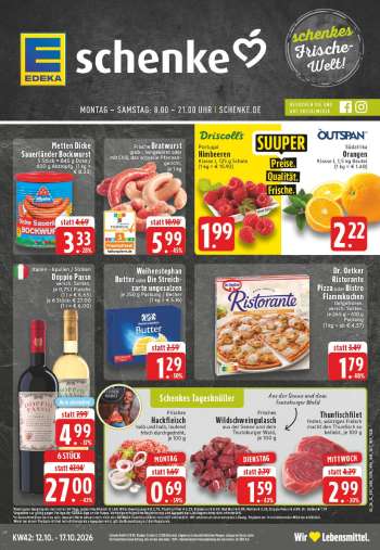 Prospekte Edeka - 12.10.2026 - 17.10.2026.