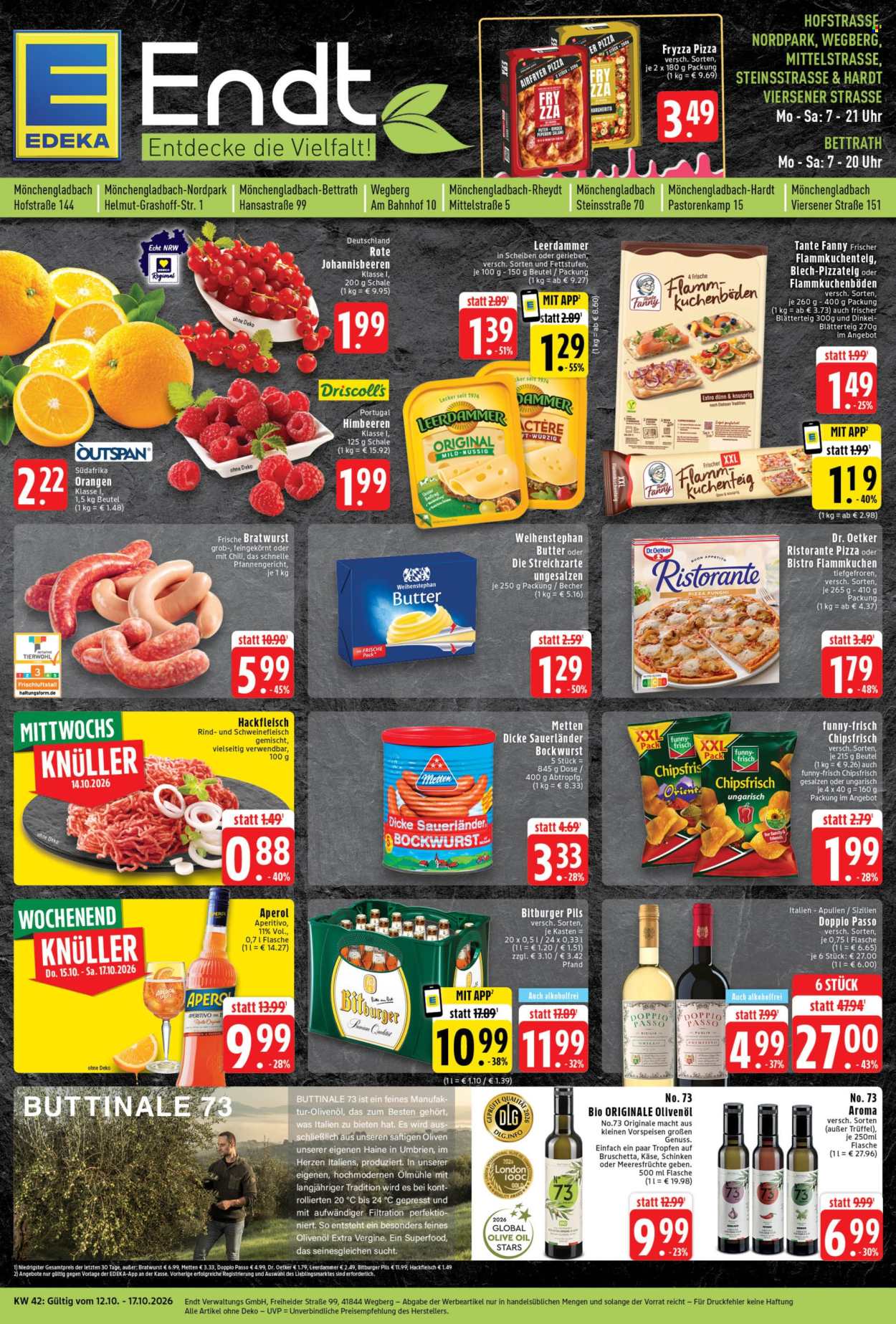 Leták Edeka - 12.10.2026 - 17.10.2026. Strana 1