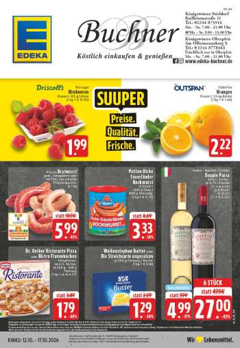 Prospekte Edeka - 12.10.2026 - 17.10.2026.