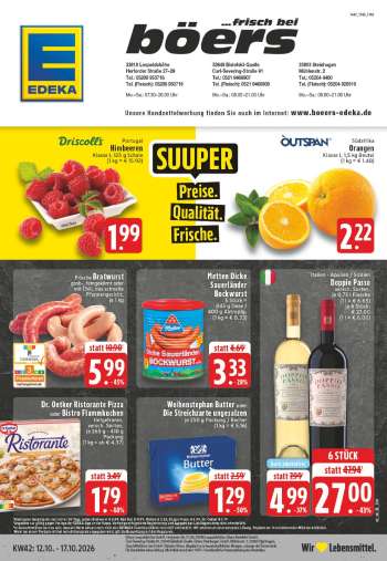 Prospekte Edeka - 12.10.2026 - 17.10.2026.