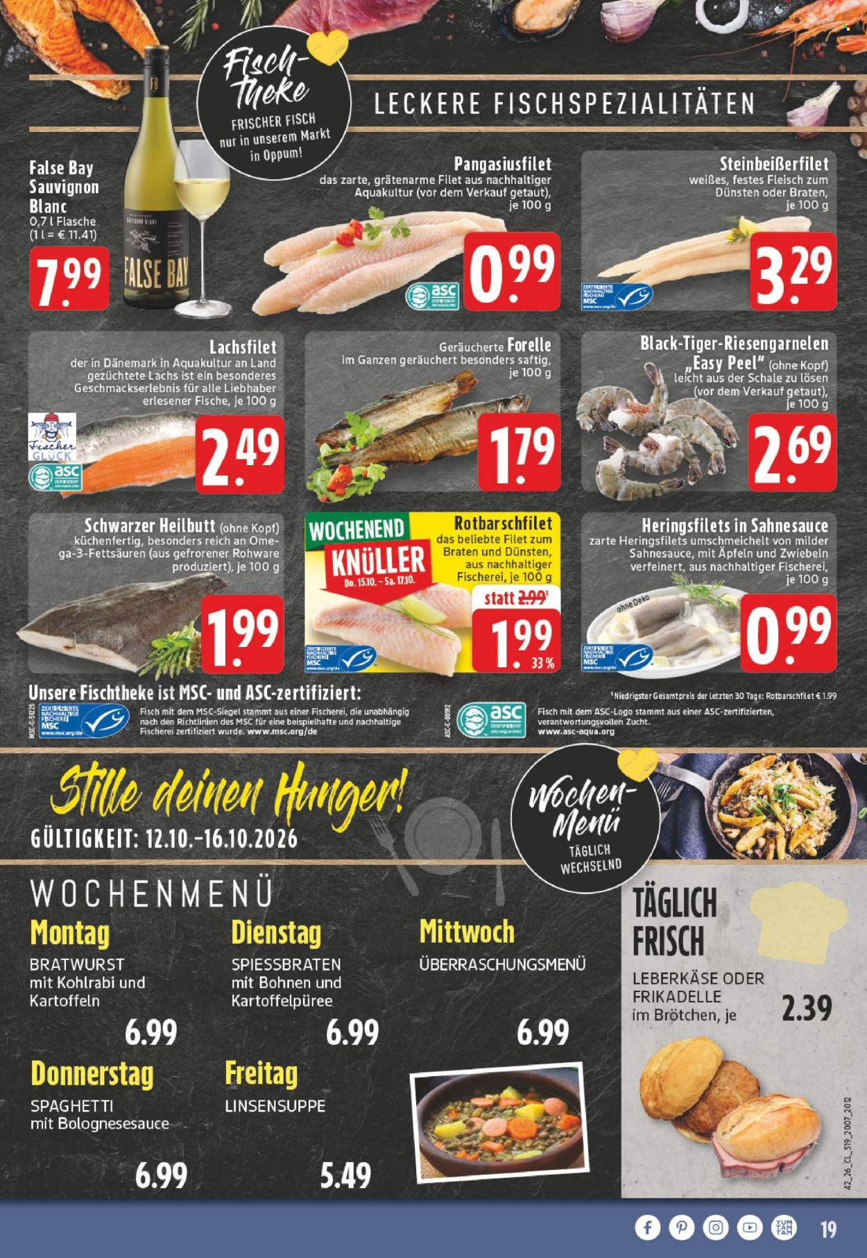 Leták Edeka - 12.10.2026 - 17.10.2026. Strana 19
