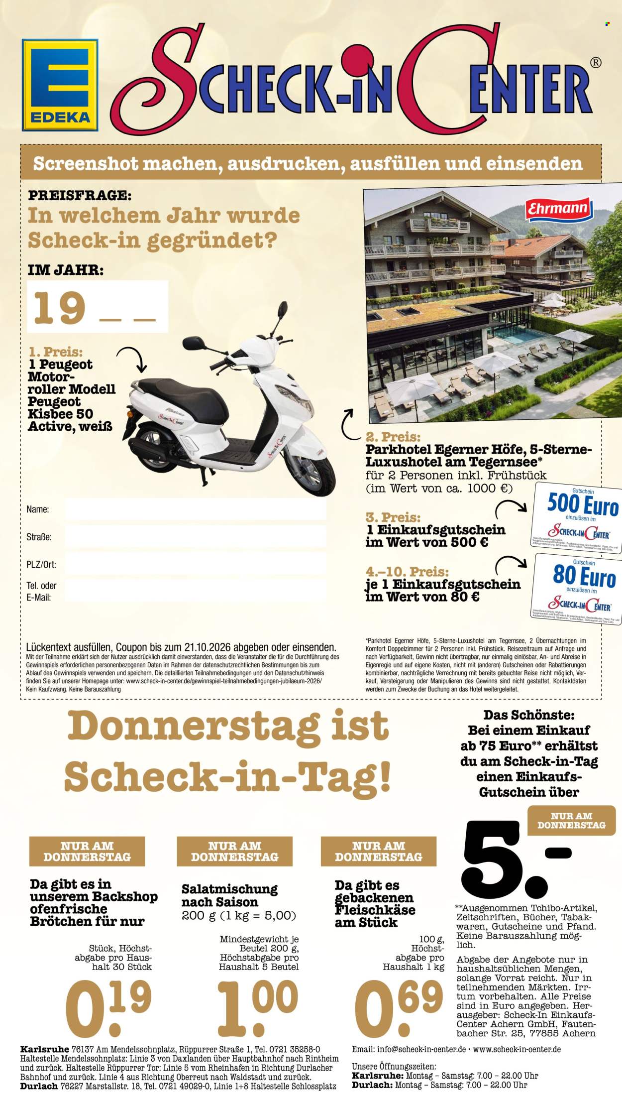 Scheck-in Prospekte  - 12.10.2026 - 17.10.2026. Seite 73