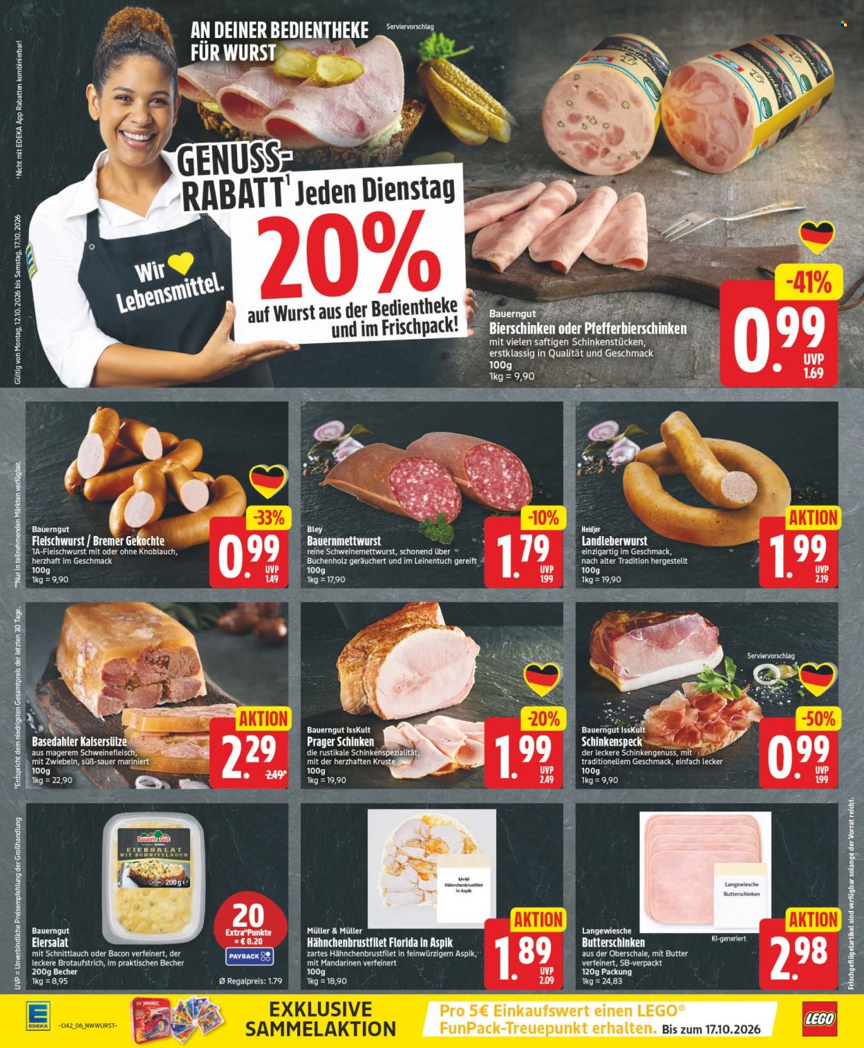 Leták Edeka - 12.10.2026 - 17.10.2026. Strana 6