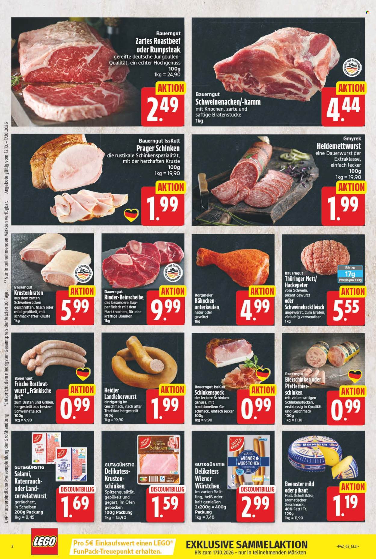 Leták Edeka - 12.10.2026 - 17.10.2026. Strana 2