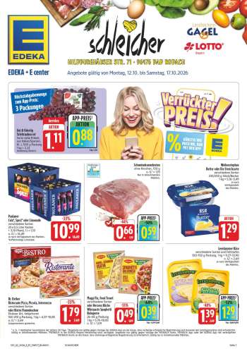 Prospekte Edeka - 12.10.2026 - 17.10.2026.