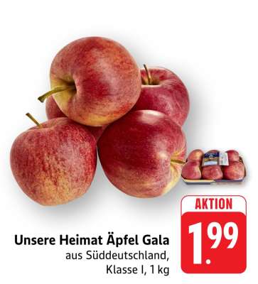 Unsere Heimat Äpfel Gala