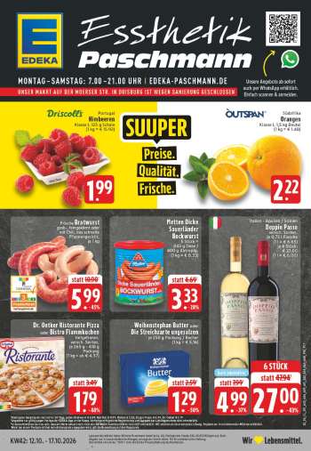 Prospekte Edeka - 12.10.2026 - 17.10.2026.