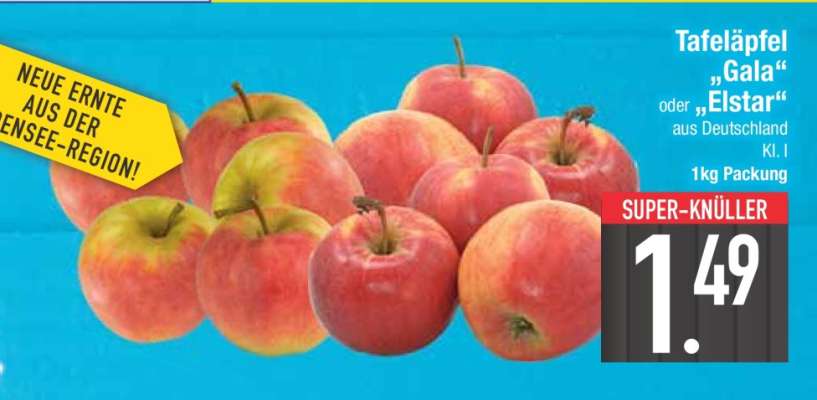 Tafeläpfel 'Gala' oder 'Elstar'