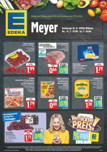 Prospekte Edeka - 12.10.2026 - 17.10.2026.