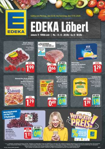Prospekte Edeka - 12.10.2026 - 17.10.2026.