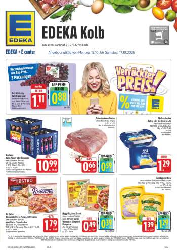 Prospekte Edeka - 12.10.2026 - 17.10.2026.