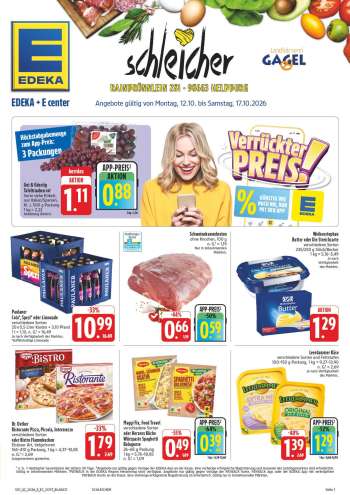 Prospekte Edeka - 12.10.2026 - 17.10.2026.
