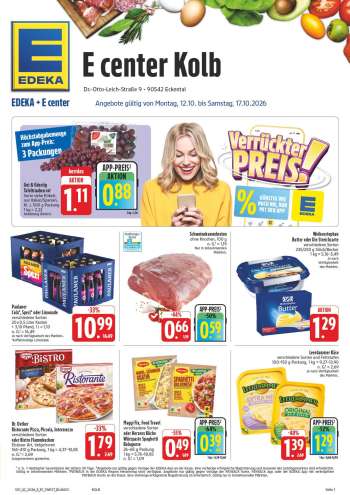 Prospekte E center - 12.10.2026 - 17.10.2026.