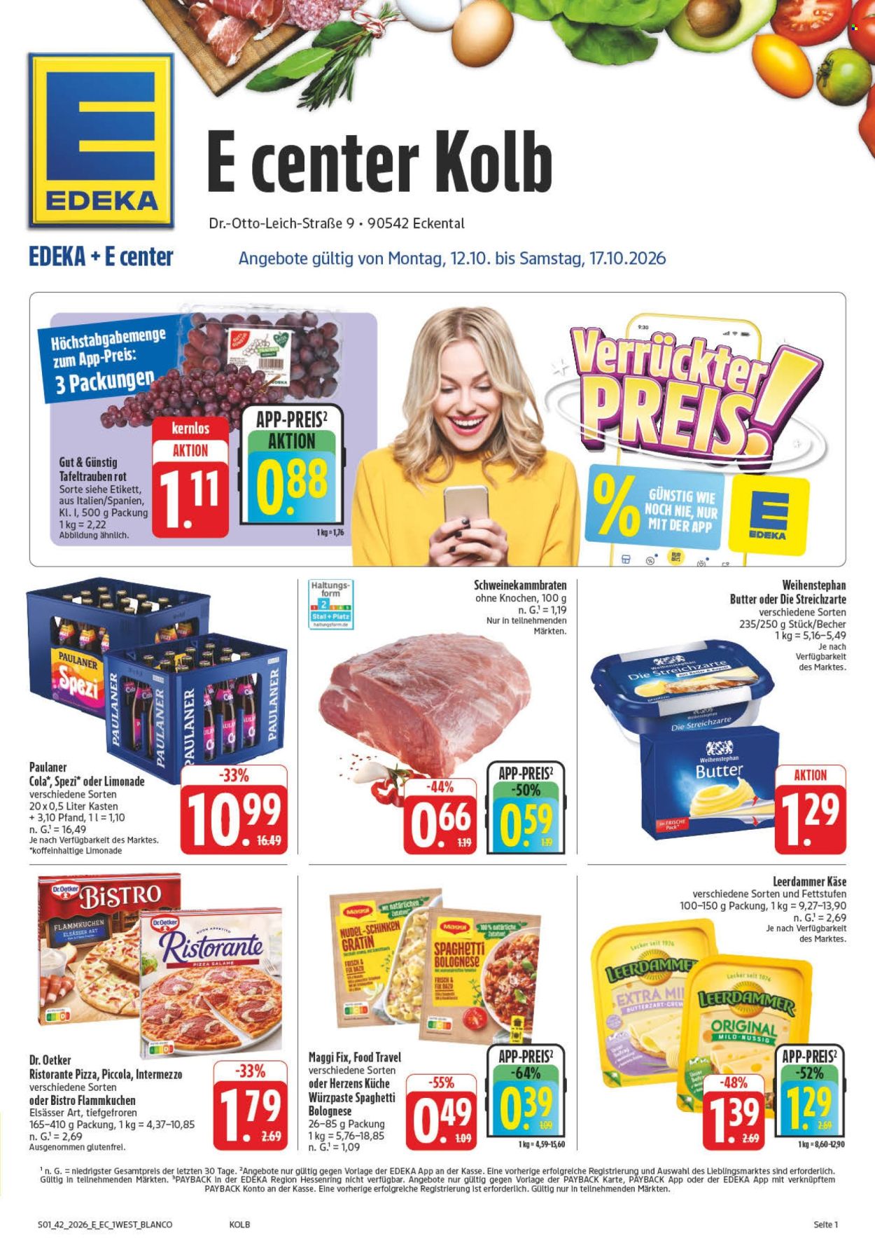 Leták E center - 12.10.2026 - 17.10.2026. Strana 1