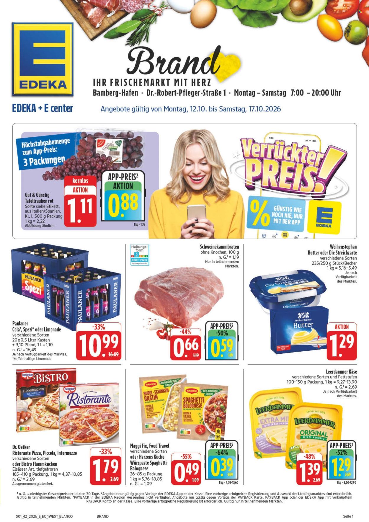 Leták E center - 12.10.2026 - 17.10.2026. Strana 1