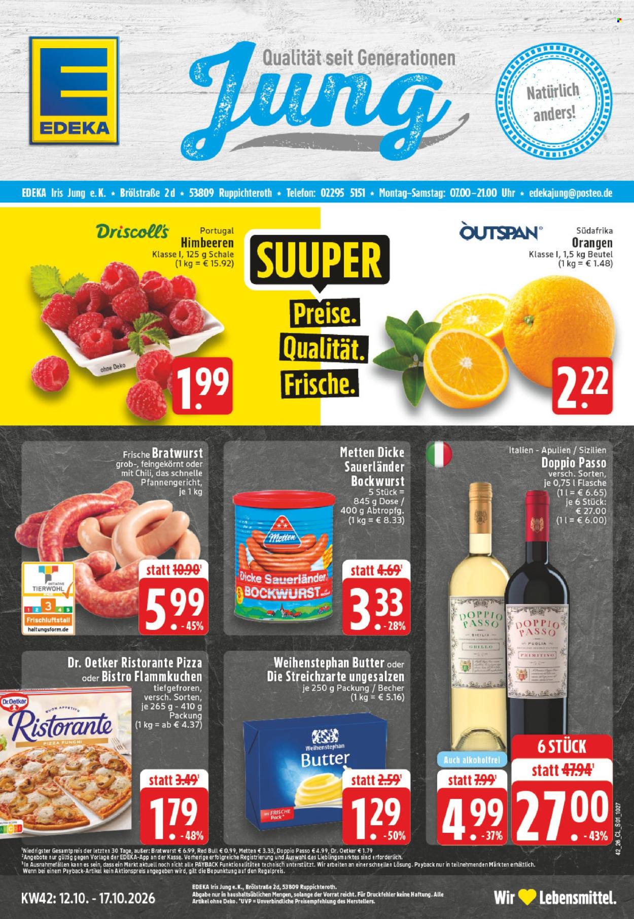 Leták Edeka - 12.10.2026 - 17.10.2026. Strana 1