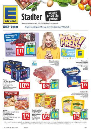 Prospekte Edeka - 12.10.2026 - 17.10.2026.
