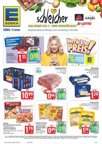 Prospekte E center - 12.10.2026 - 17.10.2026.