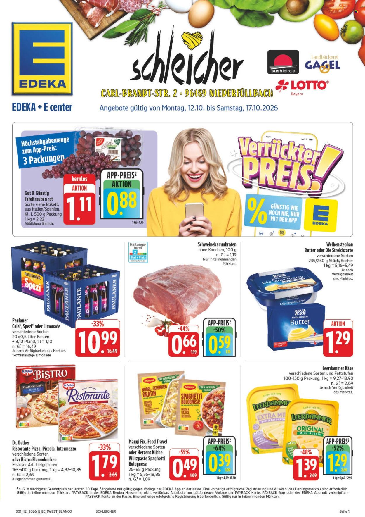 Leták E center - 12.10.2026 - 17.10.2026. Strana 1