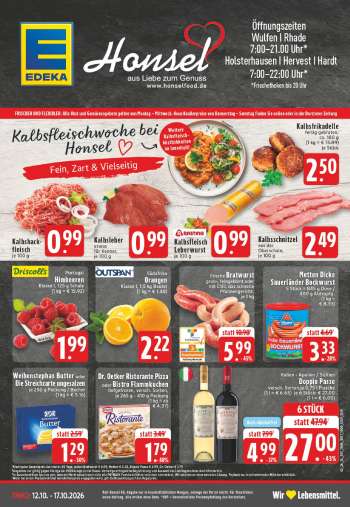Prospekte Edeka - 12.10.2026 - 17.10.2026.