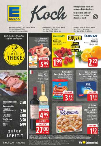 Prospekte Edeka - 12.10.2026 - 17.10.2026.