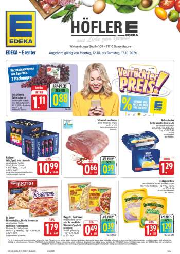 Prospekte Edeka - 12.10.2026 - 17.10.2026.