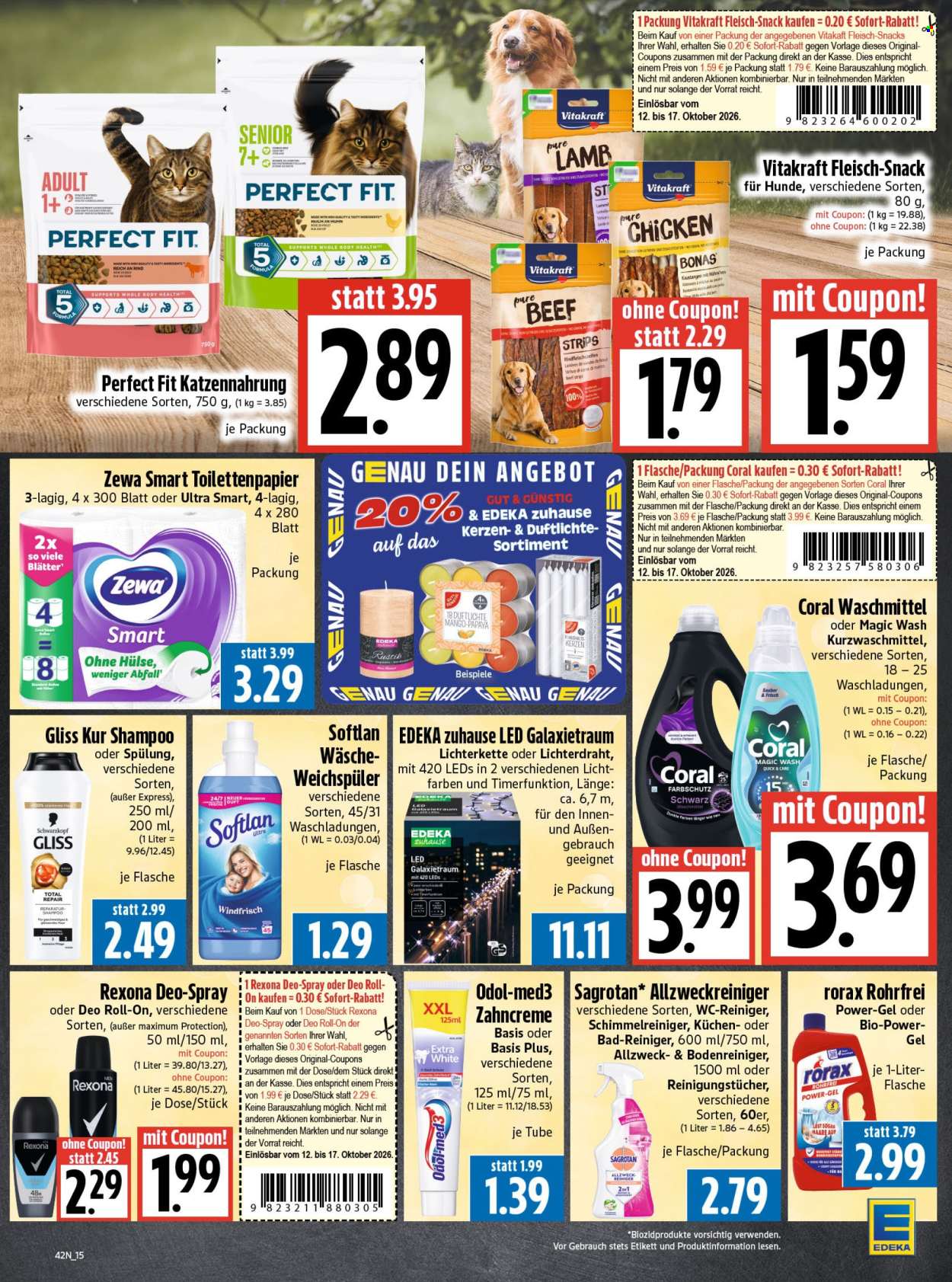 Leták Edeka - 12.10.2026 - 17.10.2026. Strana 15