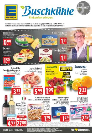 Prospekte Edeka - 12.10.2026 - 17.10.2026.