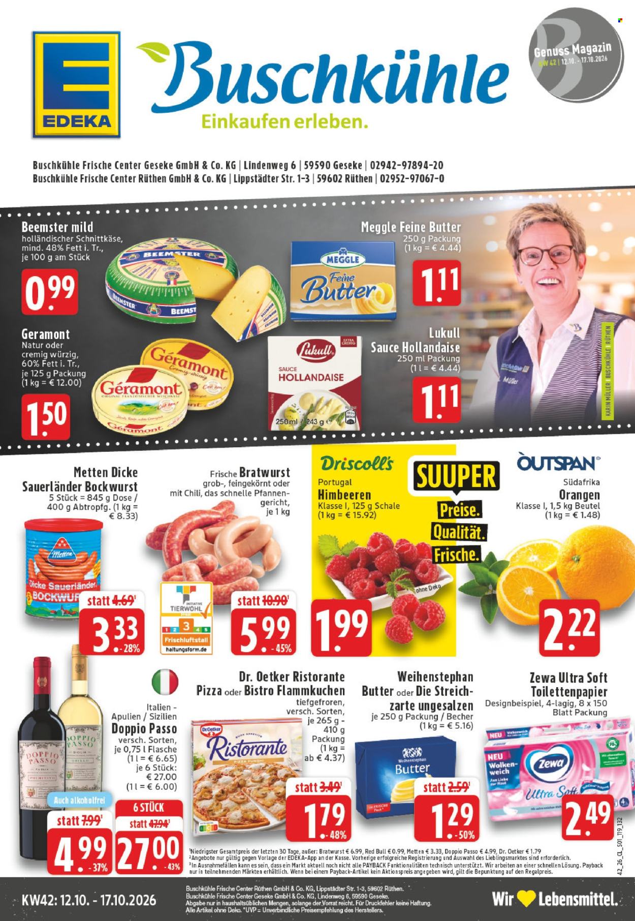 Leták Edeka - 12.10.2026 - 17.10.2026. Strana 1