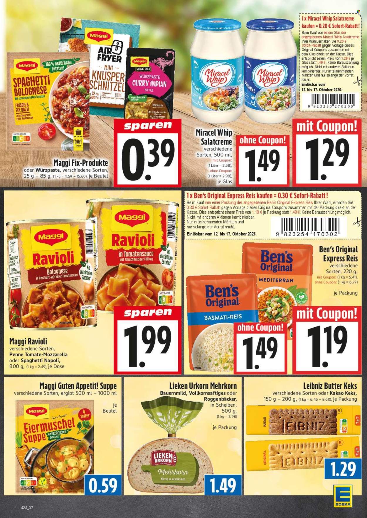Leták Edeka - 12.10.2026 - 17.10.2026. Strana 7