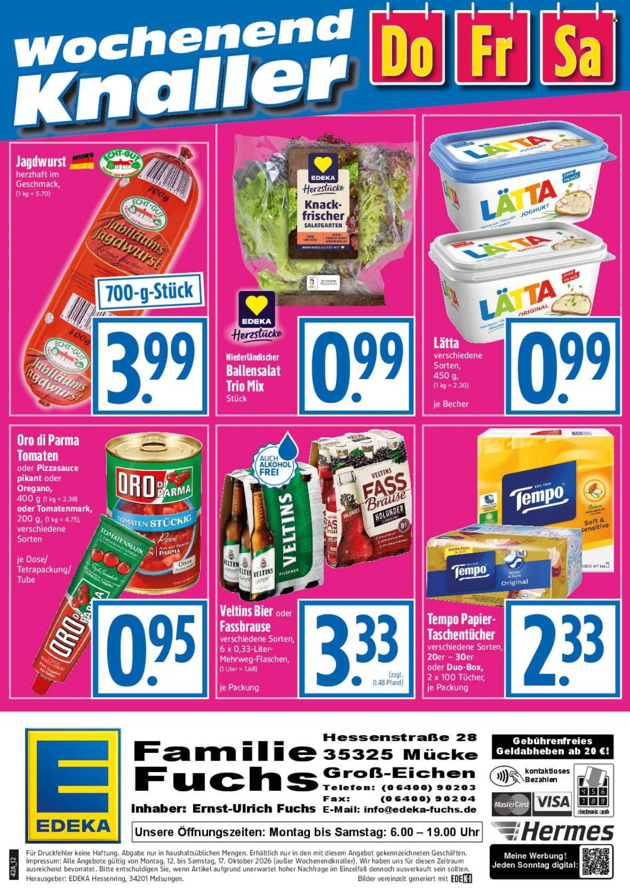 Leták Edeka - 12.10.2026 - 17.10.2026. Strana 12