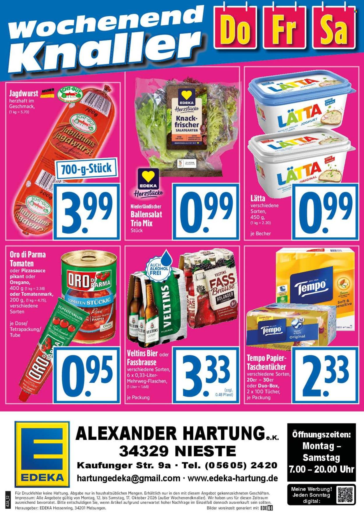 Leták Edeka - 12.10.2026 - 17.10.2026. Strana 12