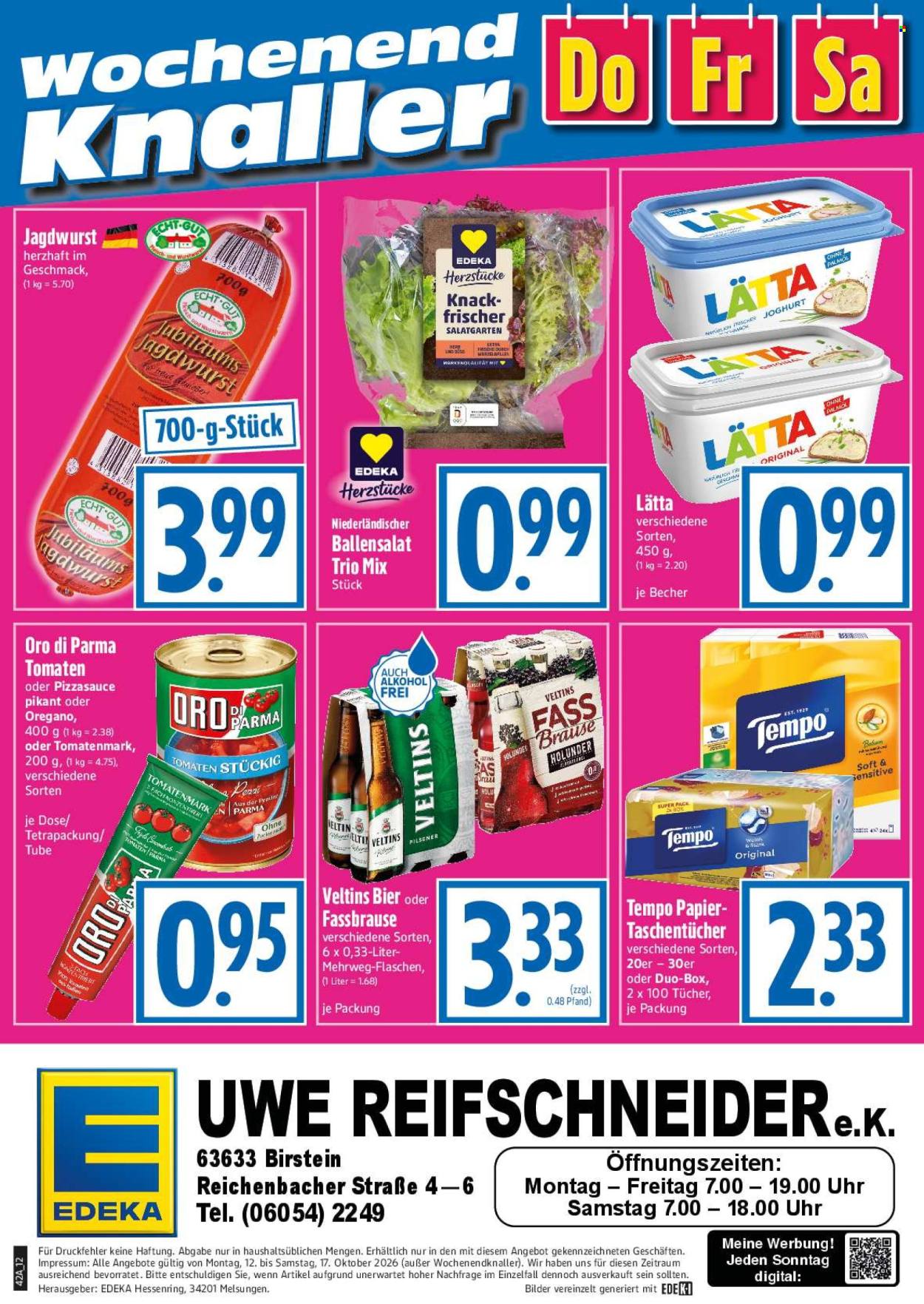 Leták Edeka - 12.10.2026 - 17.10.2026. Strana 12