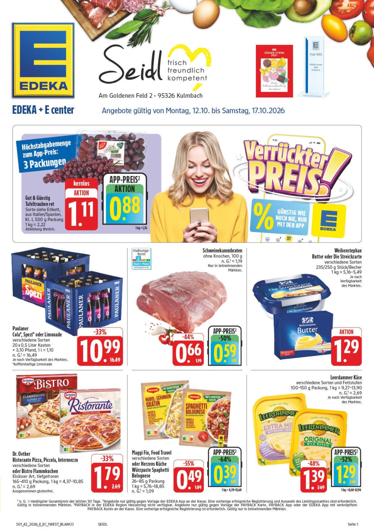 Leták E center - 12.10.2026 - 17.10.2026. Strana 1