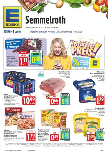 Prospekte Edeka - 12.10.2026 - 17.10.2026.