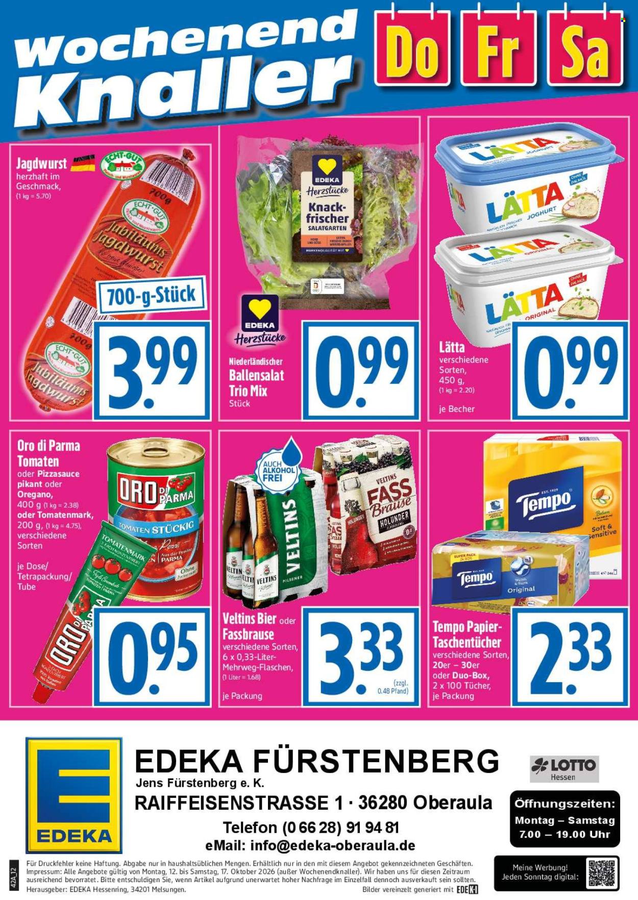Leták Edeka - 12.10.2026 - 17.10.2026. Strana 12