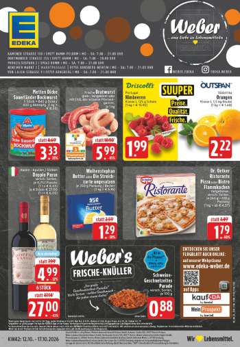 Prospekte Edeka - 12.10.2026 - 17.10.2026.