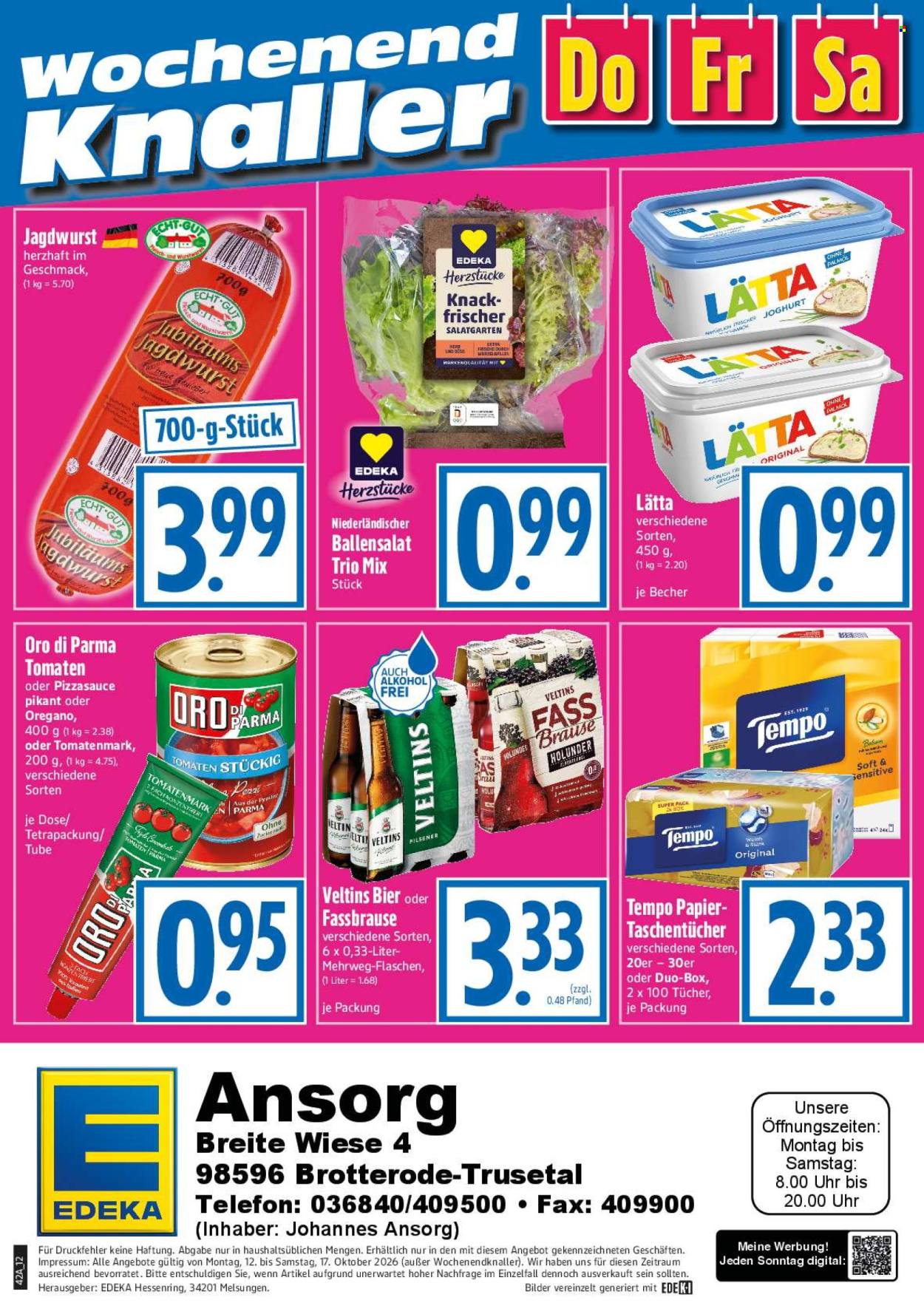 Leták Edeka - 12.10.2026 - 17.10.2026. Strana 12
