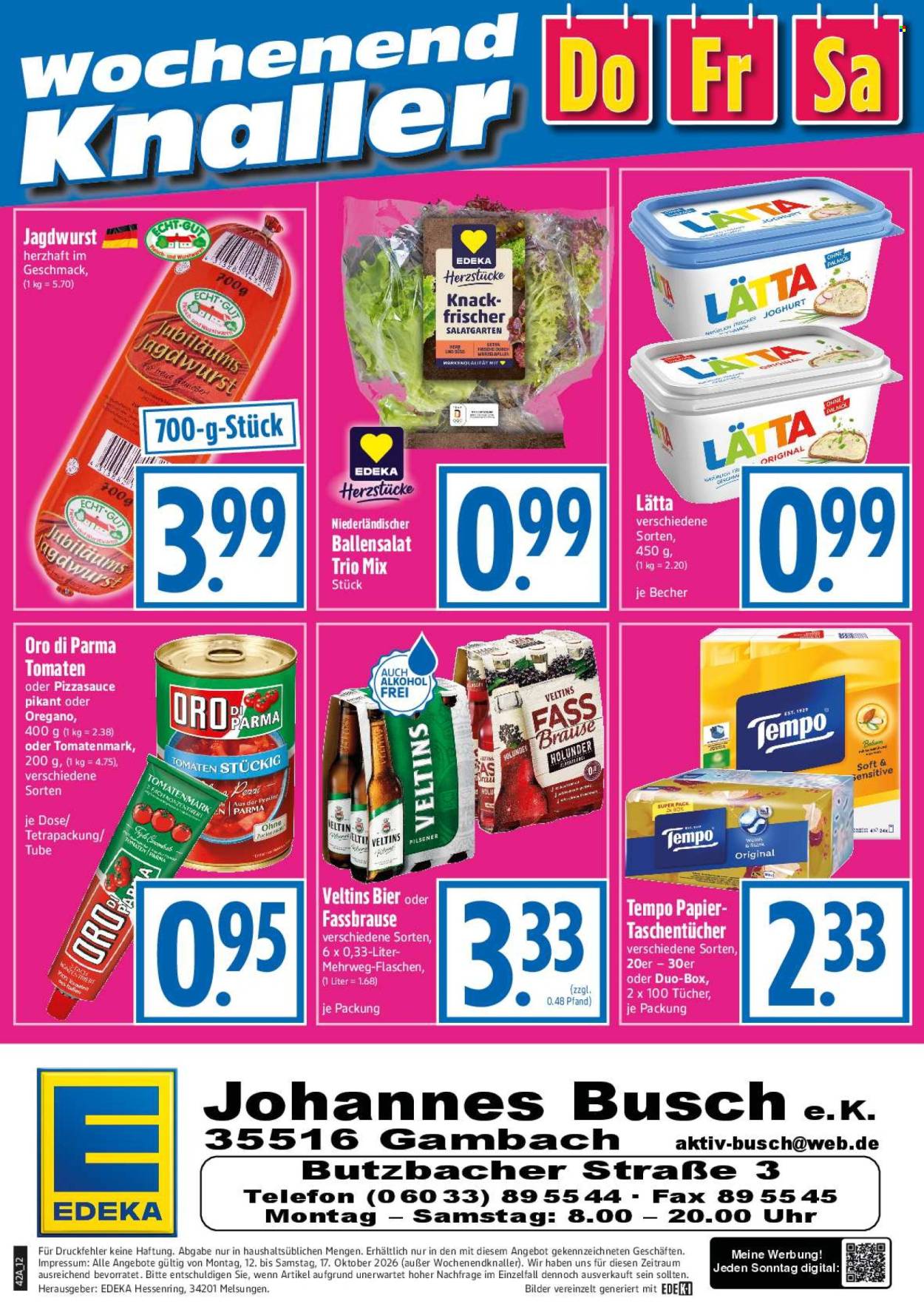 Leták Edeka - 12.10.2026 - 17.10.2026. Strana 12