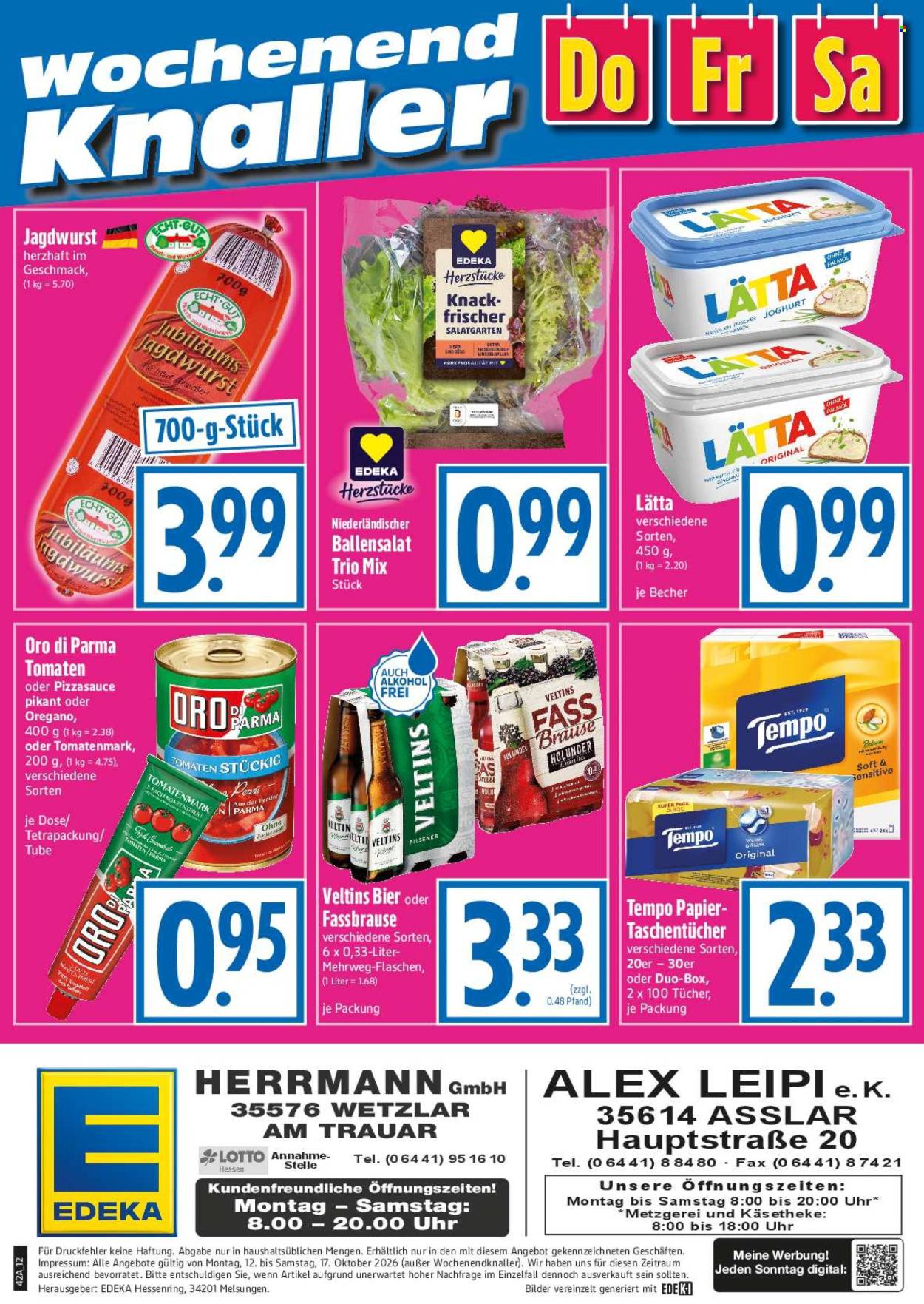 Leták Edeka - 12.10.2026 - 17.10.2026. Strana 12