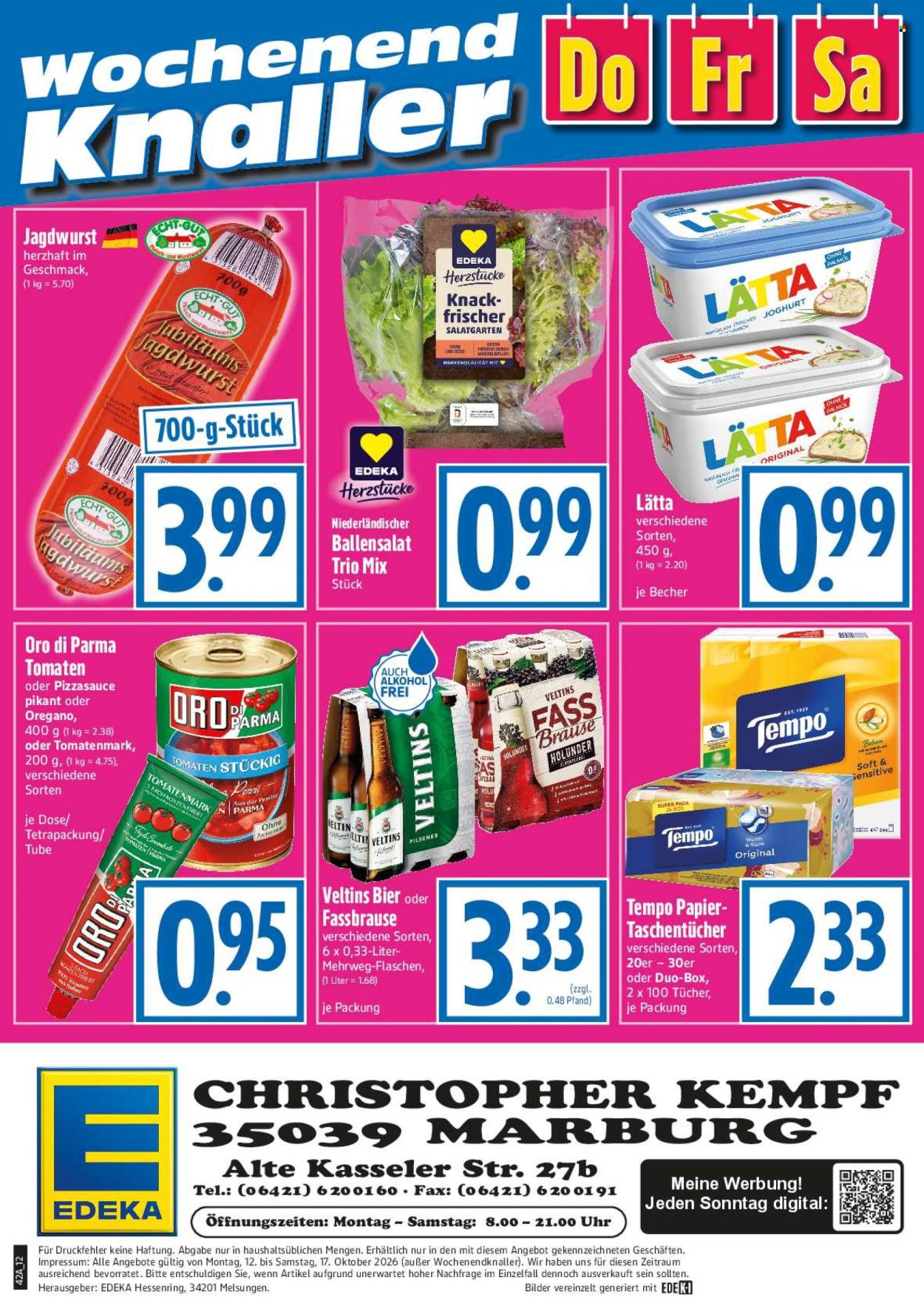 Leták Edeka - 12.10.2026 - 17.10.2026. Strana 12