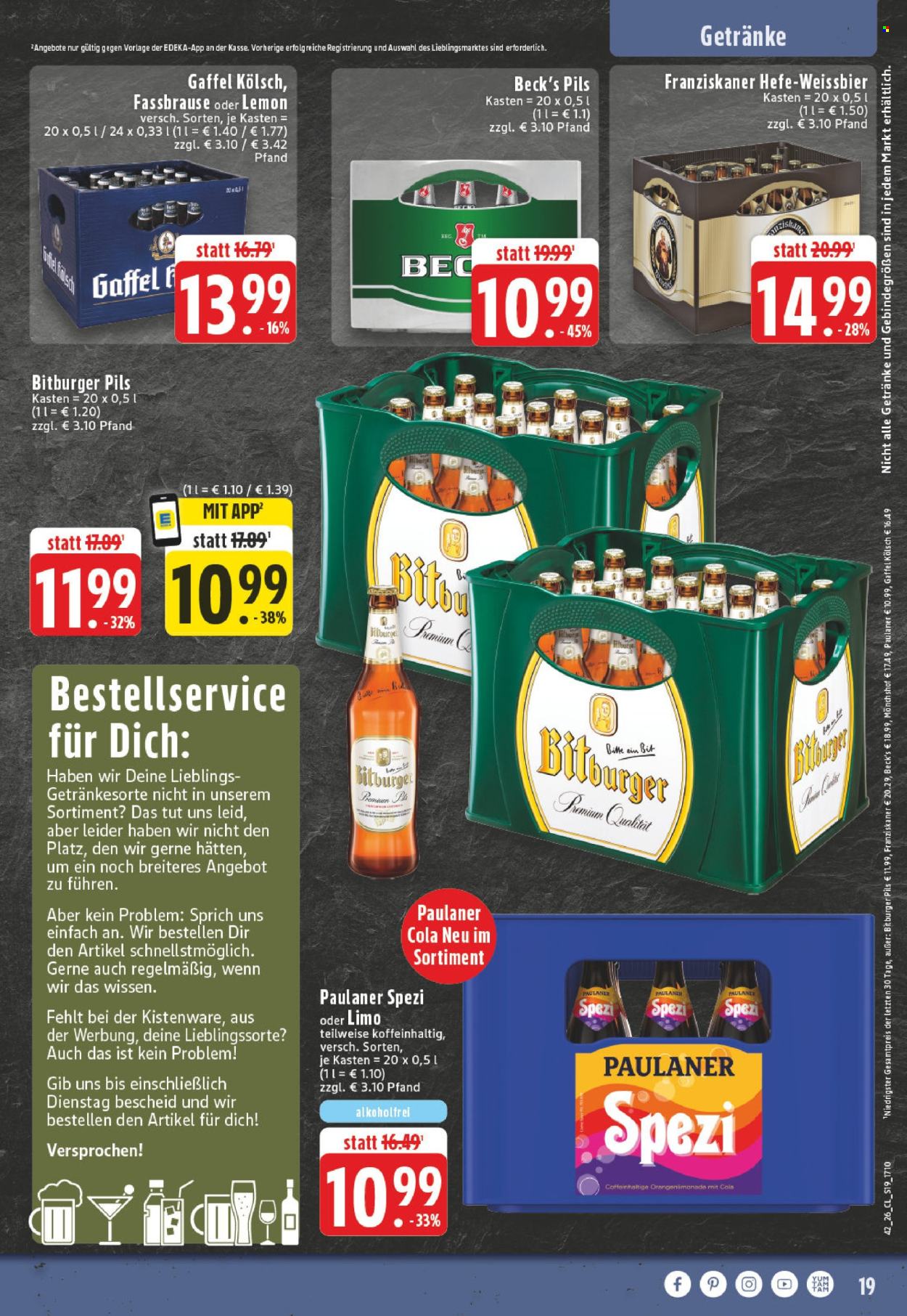 Leták Edeka - 12.10.2026 - 17.10.2026. Strana 19