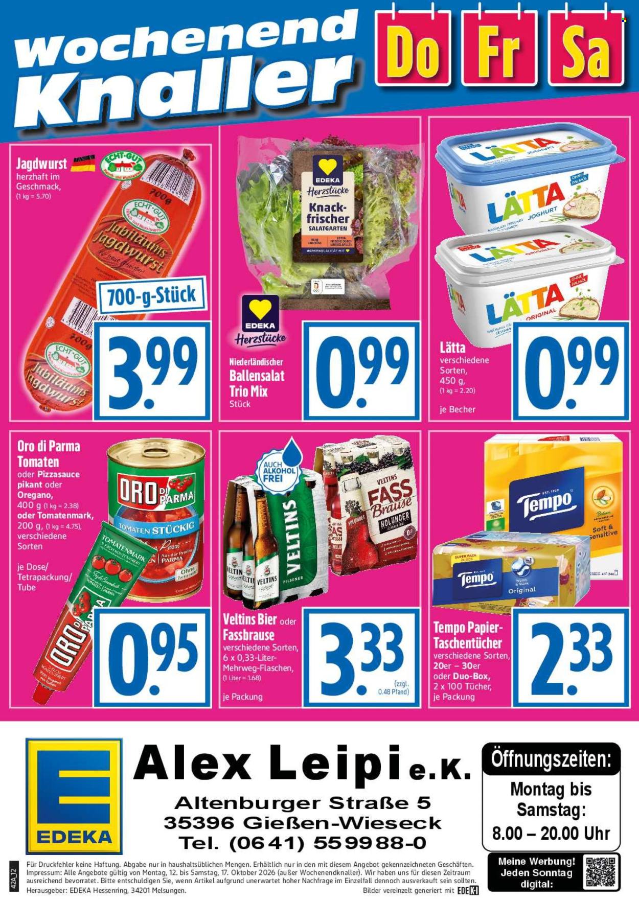 Leták Edeka - 12.10.2026 - 17.10.2026. Strana 12